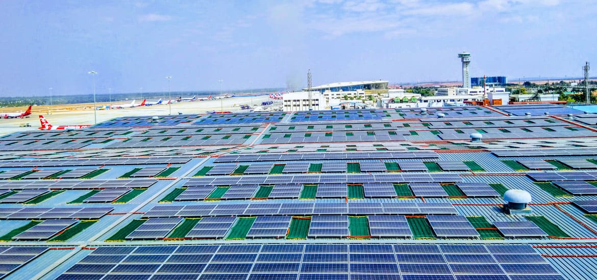 bangalore kempegowda solar rooftop plant
